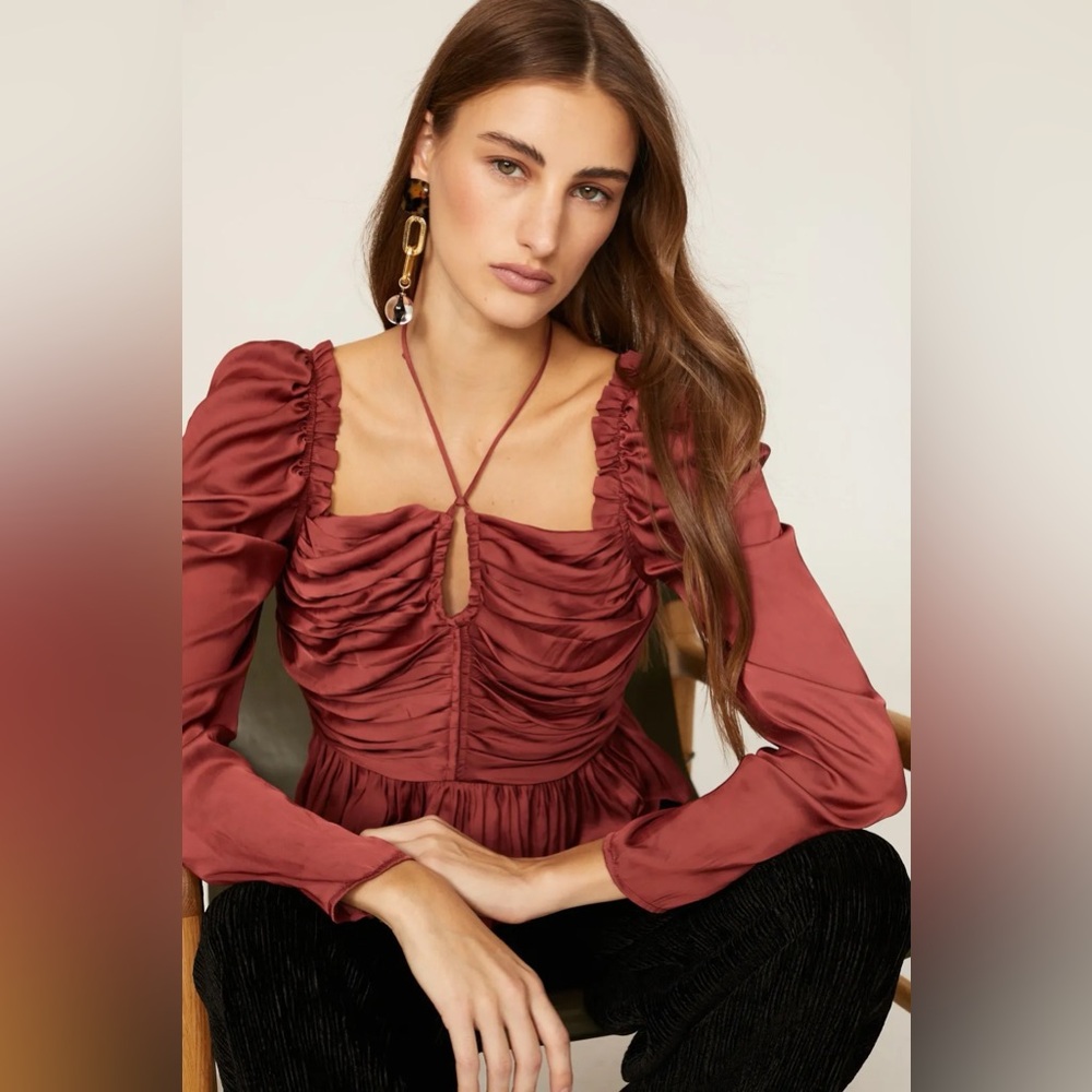 Ulla Johnson Mirelle Desert Rose Top NWT